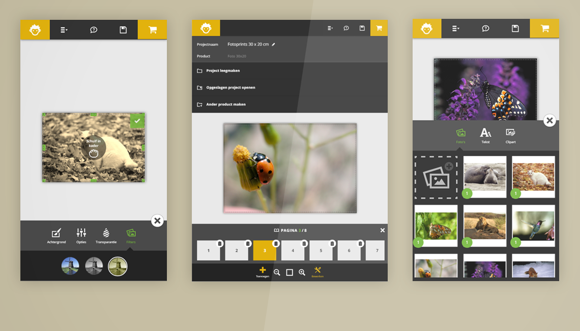 Screenshot mobile devices